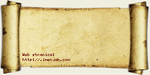 Anđelija Jakšić vizit kartica